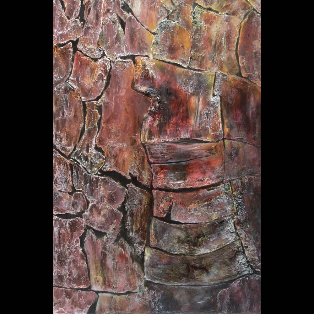 Pascale JULY - Ecorce de pin - 90X60cm