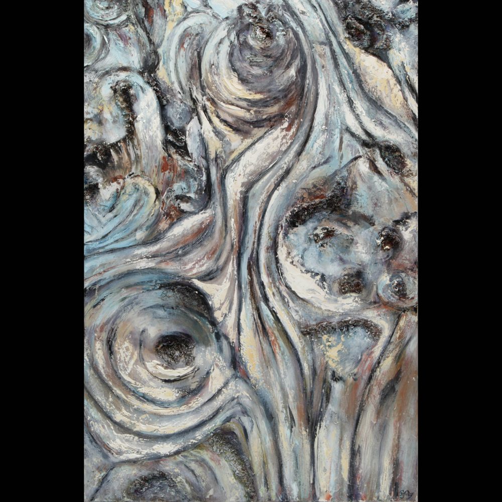 Pascale JULY - Arbre du Mercantour - 90X60cm