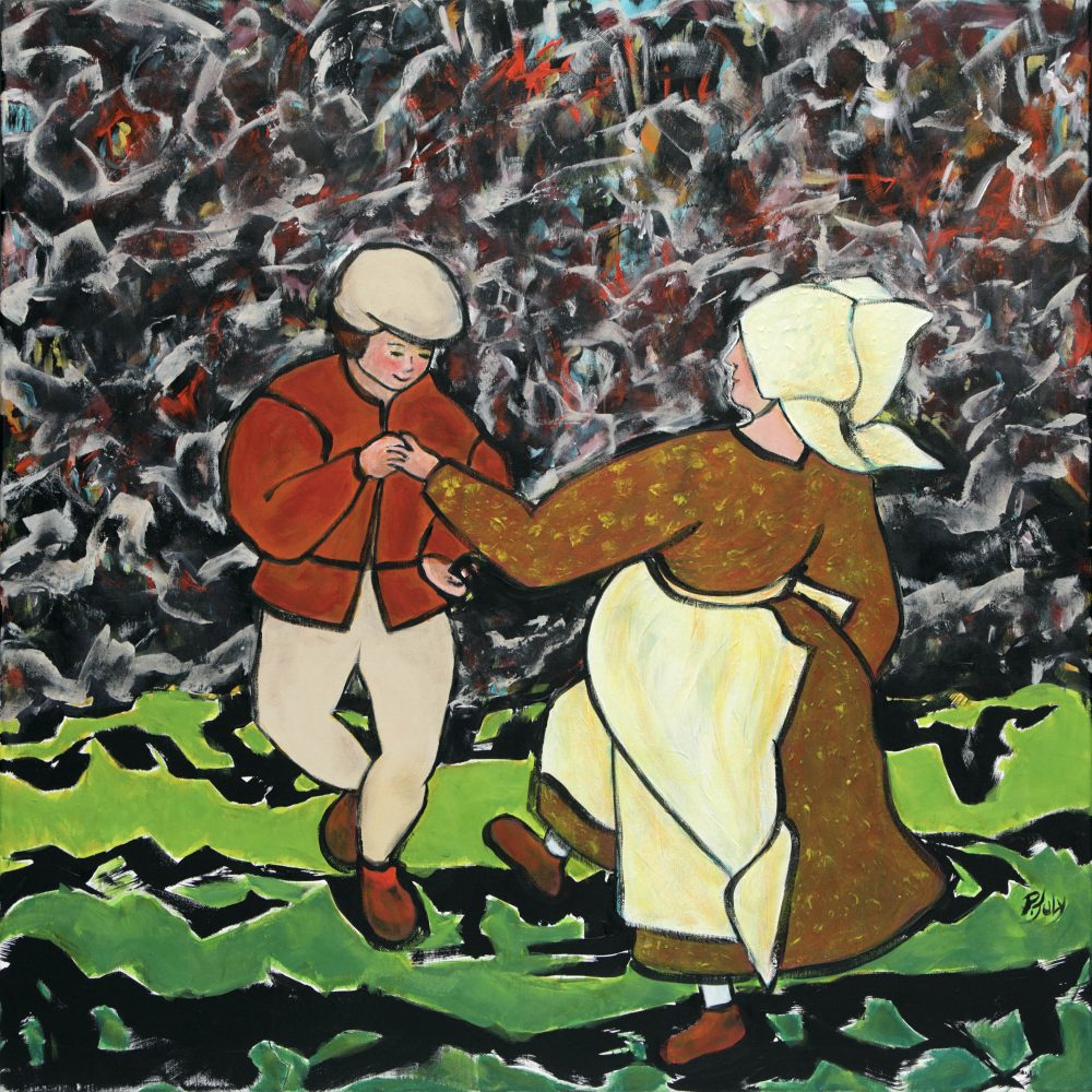 Pascale JULY - Tableau 11 - 80x80cm
