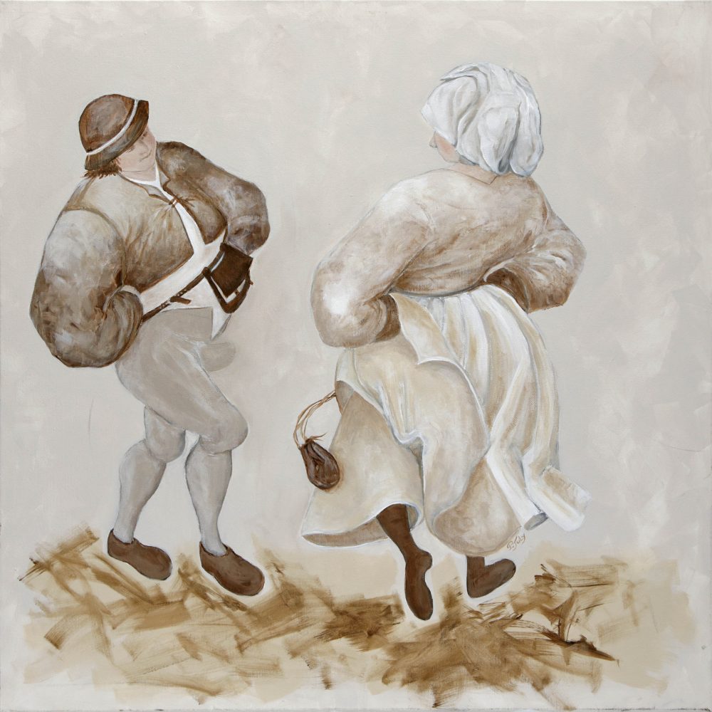 Pascale JULY - Tableau 12 - 80x80cm