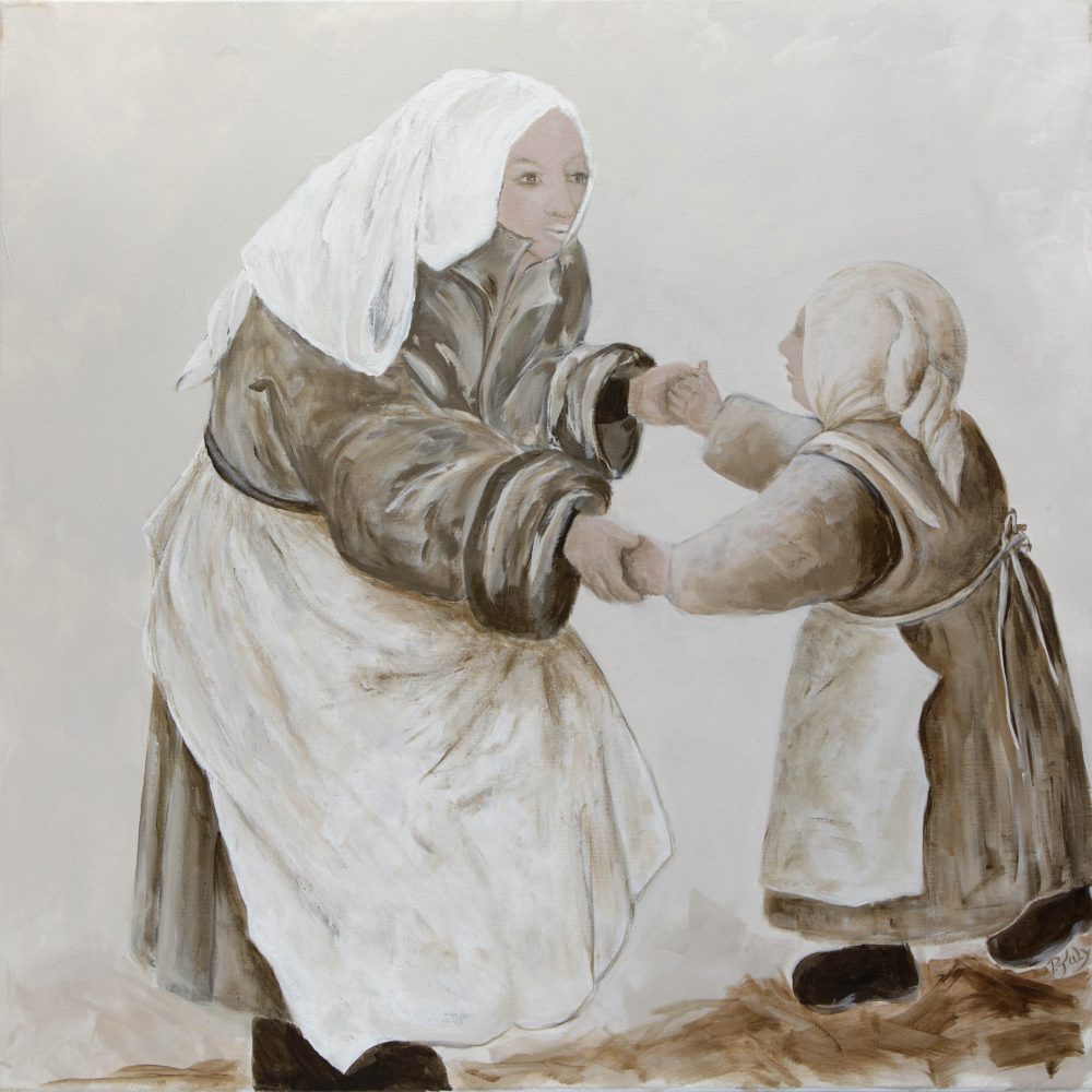 Pascale JULY - Tableau 13 - 80x80cm